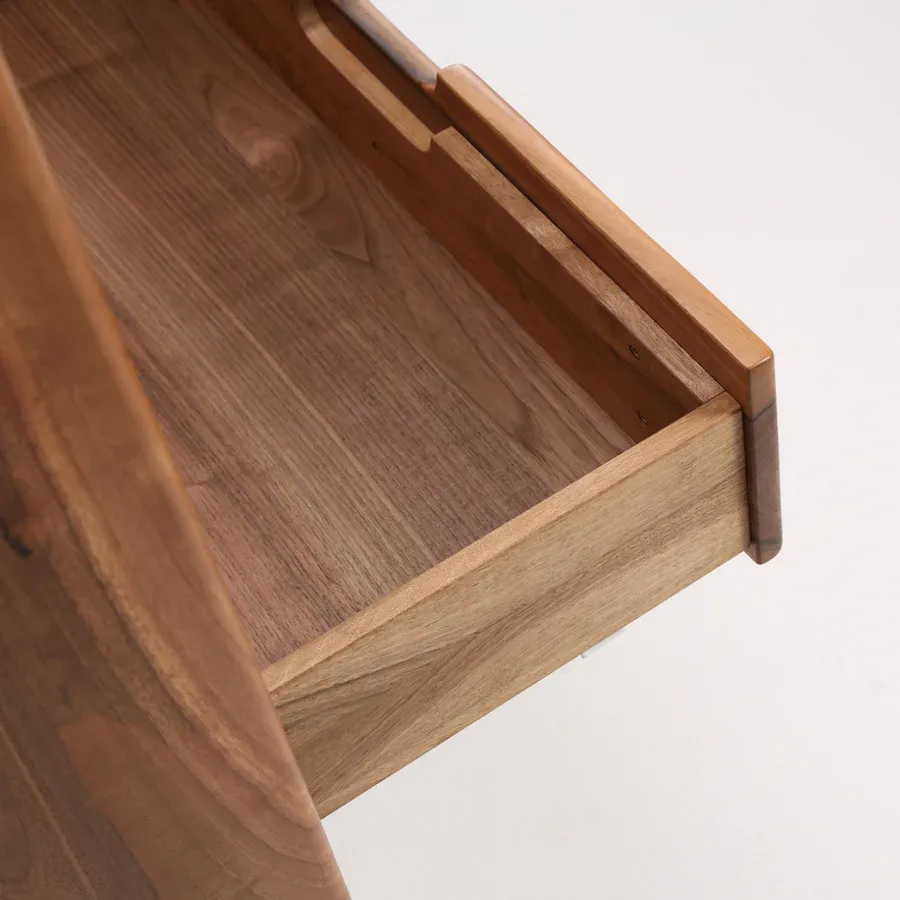 komoda amadeo 66x110cm, materijal: puno drvo orah - slika 8