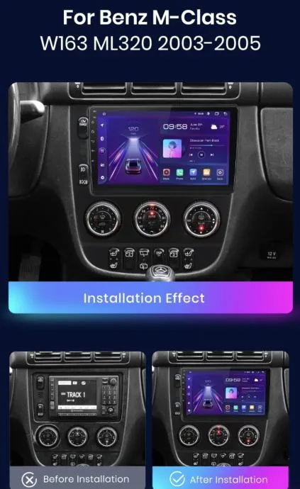 mercedes w163 ml320 original multimedija android radio navigacija - slika 2