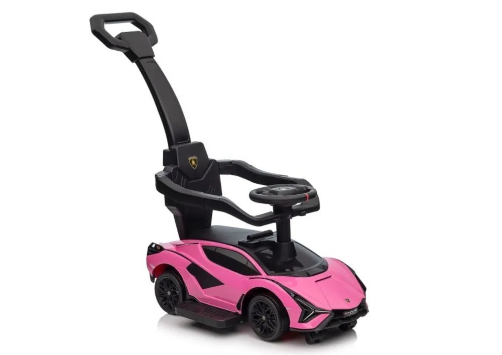 dječja guralica lamborghini qls-996t - roza - slika 6