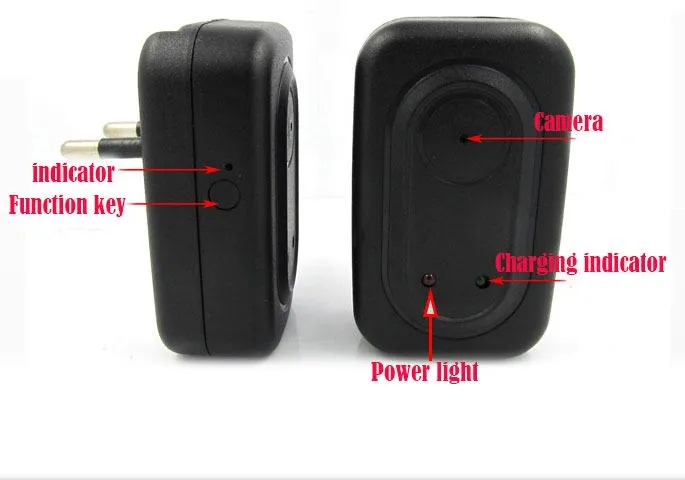 mini hd kamera ugrađena u utičnici 4gb + senzor pokreta - slika 3
