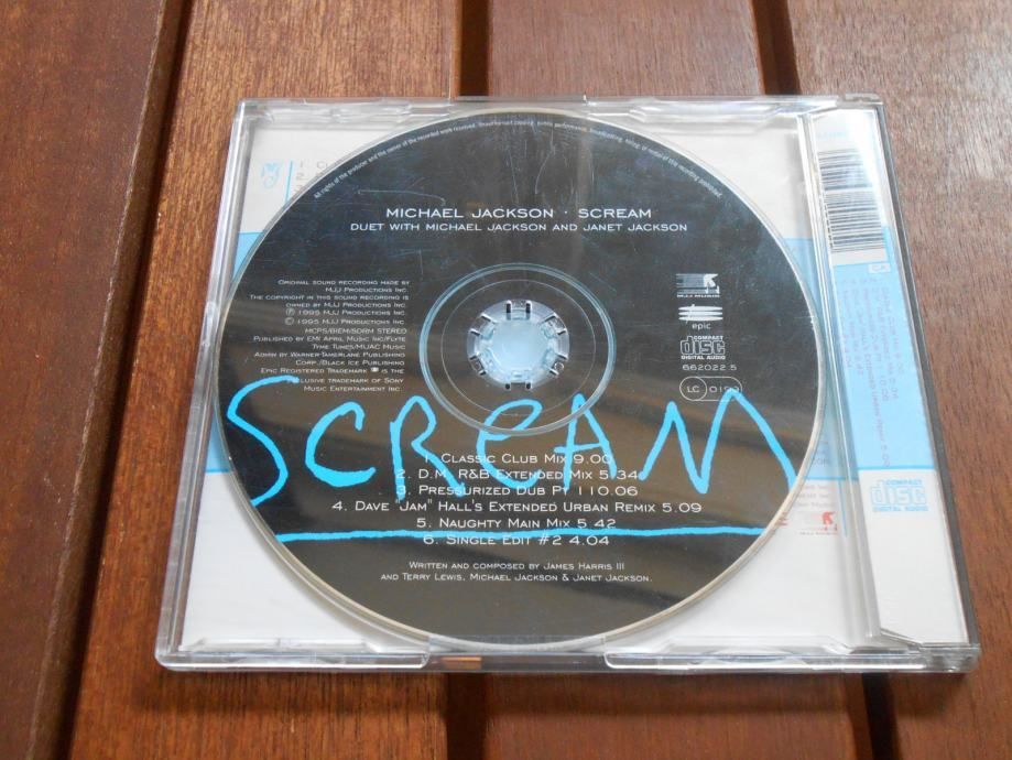 michael jackson duet with janet jackson ‎– scream - slika 2