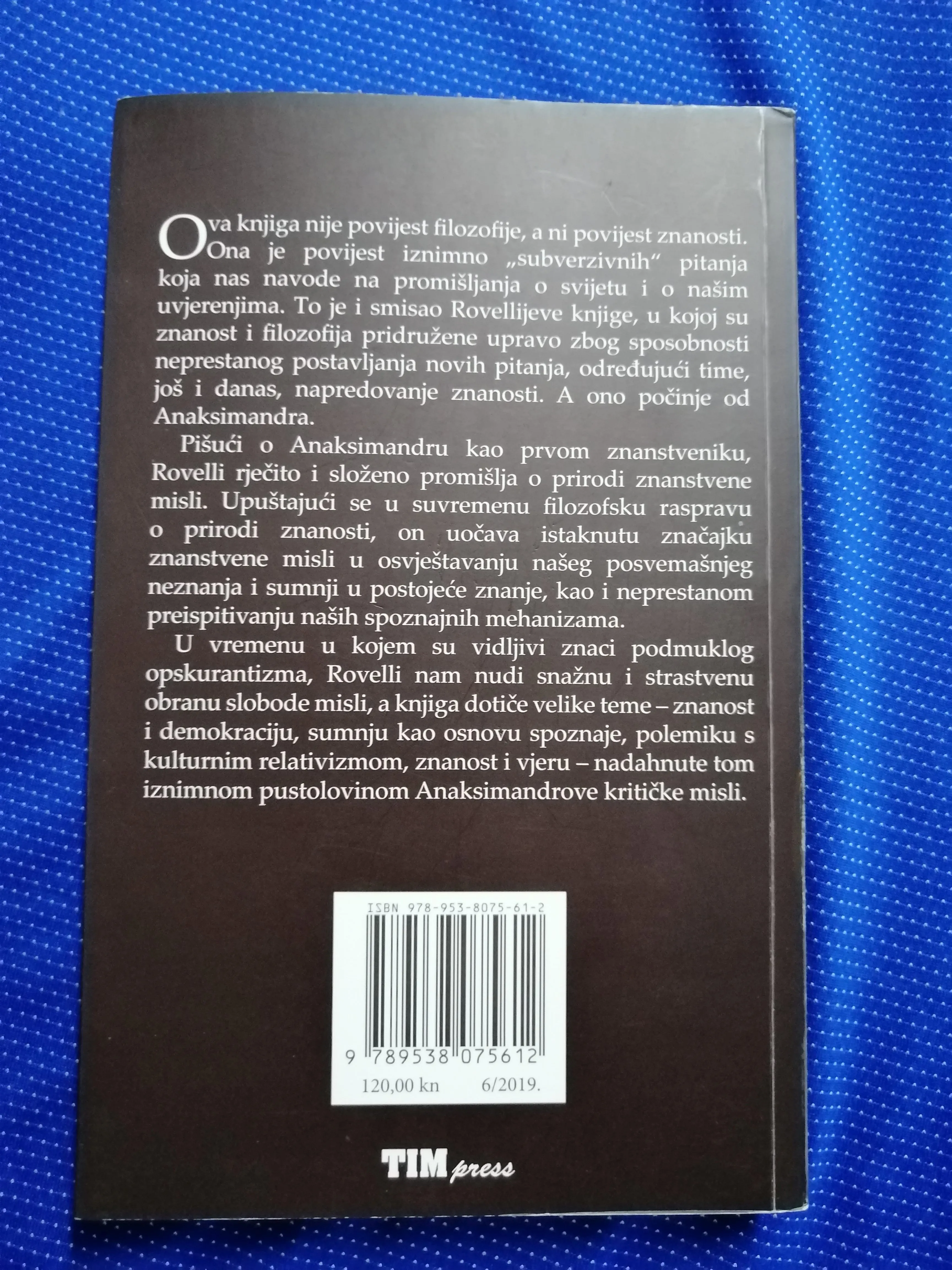 carlo rovelli – anaksimandrova revolucija - slika 5