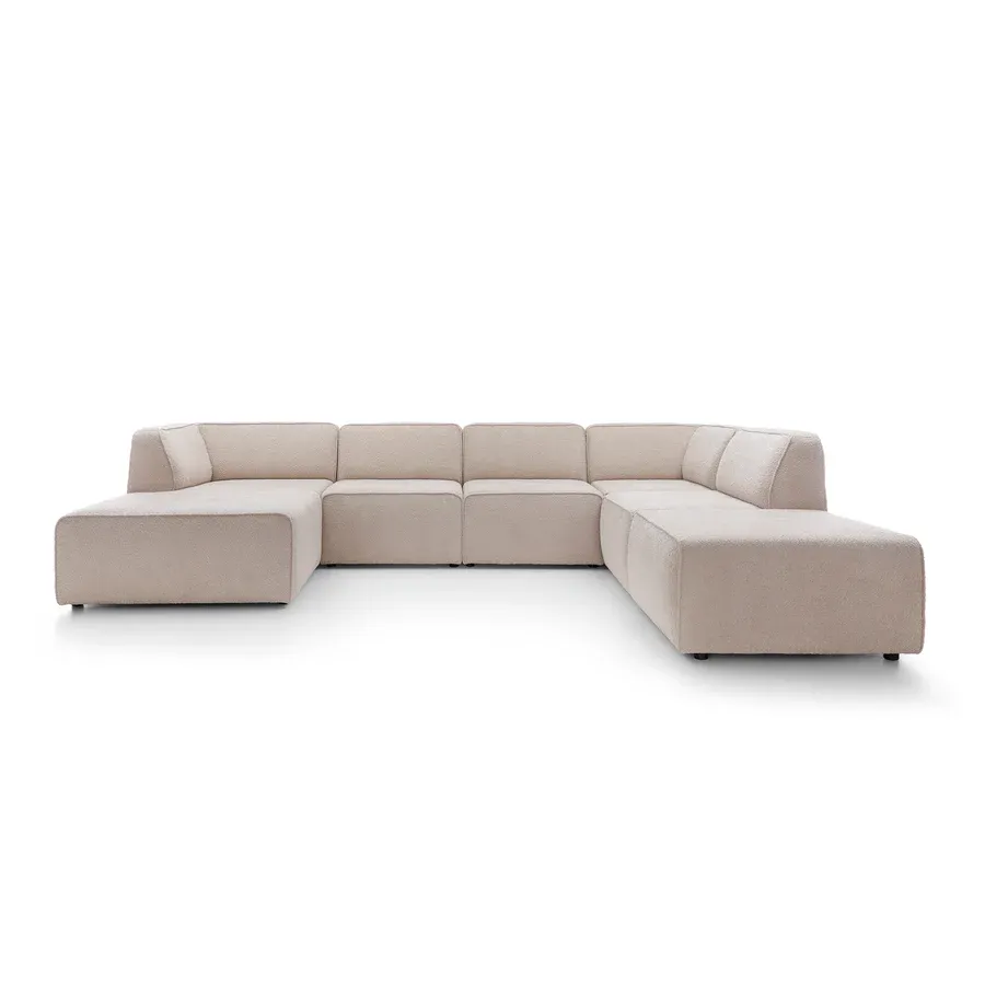 modularna garnitura hugg 343x242cm, materijal: mogućnost izbora - slika 4