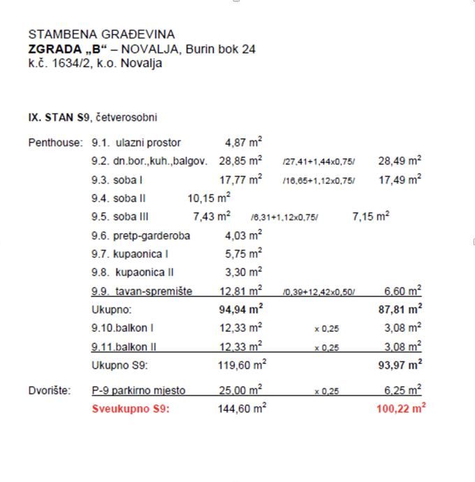 apartman, 4 sobe, investicija, kategoriziran, 144,60 m2, 285.000 € - slika 25