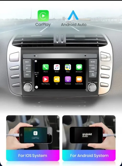 fiat bravo original android radio multimedija wifi parking kamera - slika 10