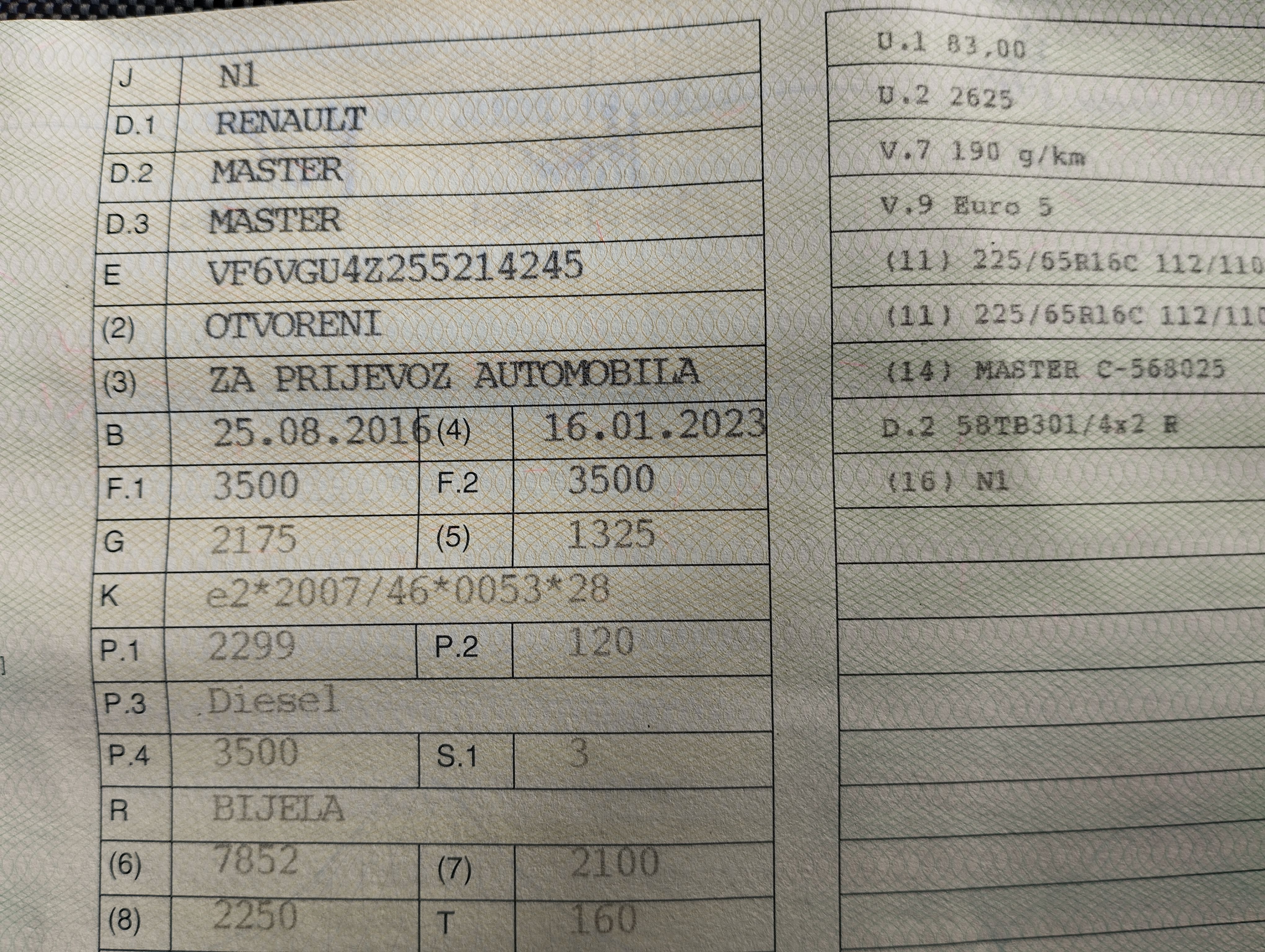 renault master 2,3, 163 ks, vučna služba alu navoz, 2016 god. - slika 9