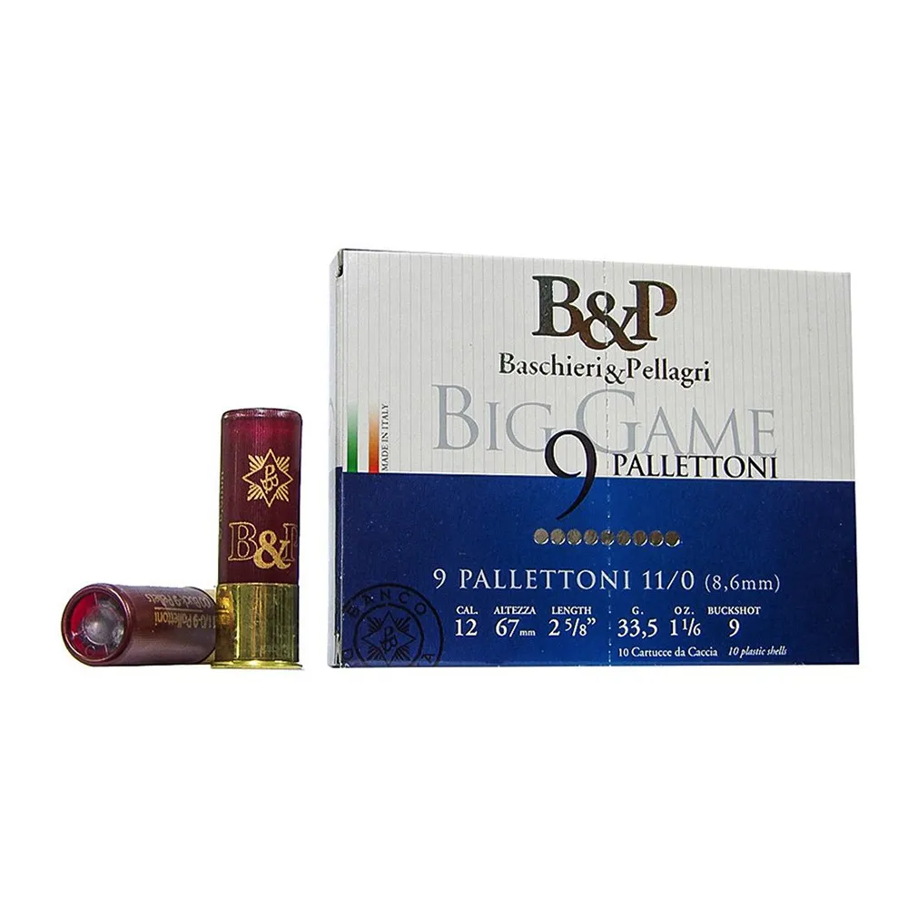 B&P 12/70 lovna patrona BIG GAME 8.6mm cal.12 - Poreč