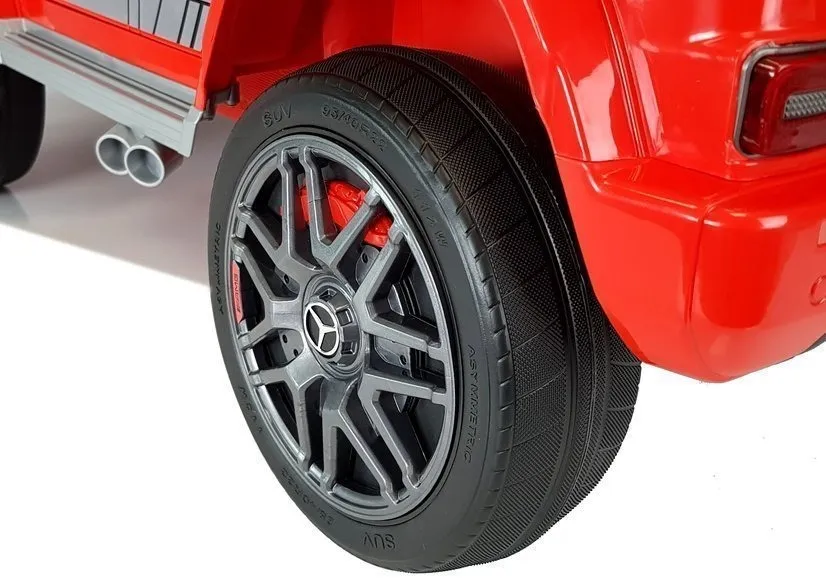licencirani auto na akumulator mercedes g63 - crveni - slika 7