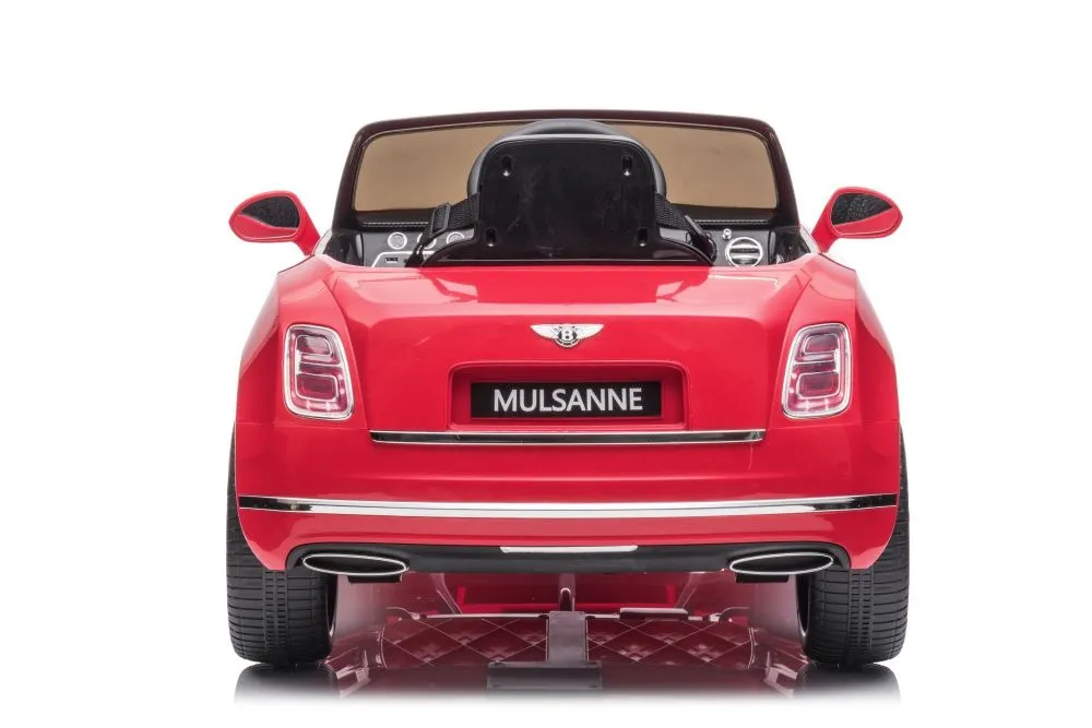 licencirani auto na akumulator bentley mulsanne - crveni - slika 4