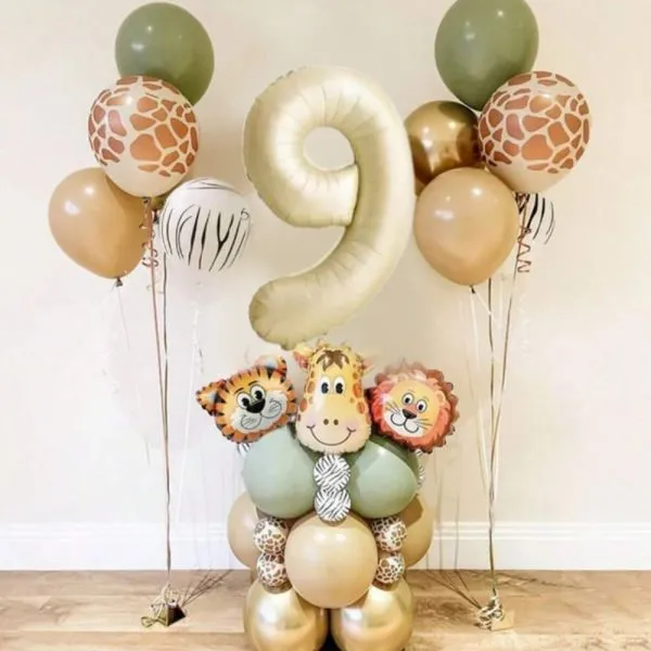 luk od 25 balona - safari jungle - uz odabir brojeva od 1 do 9 - slika 13