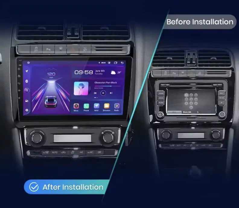 vw polo 2008-2020 original multimedija android navigacija kamera wifi - slika 15