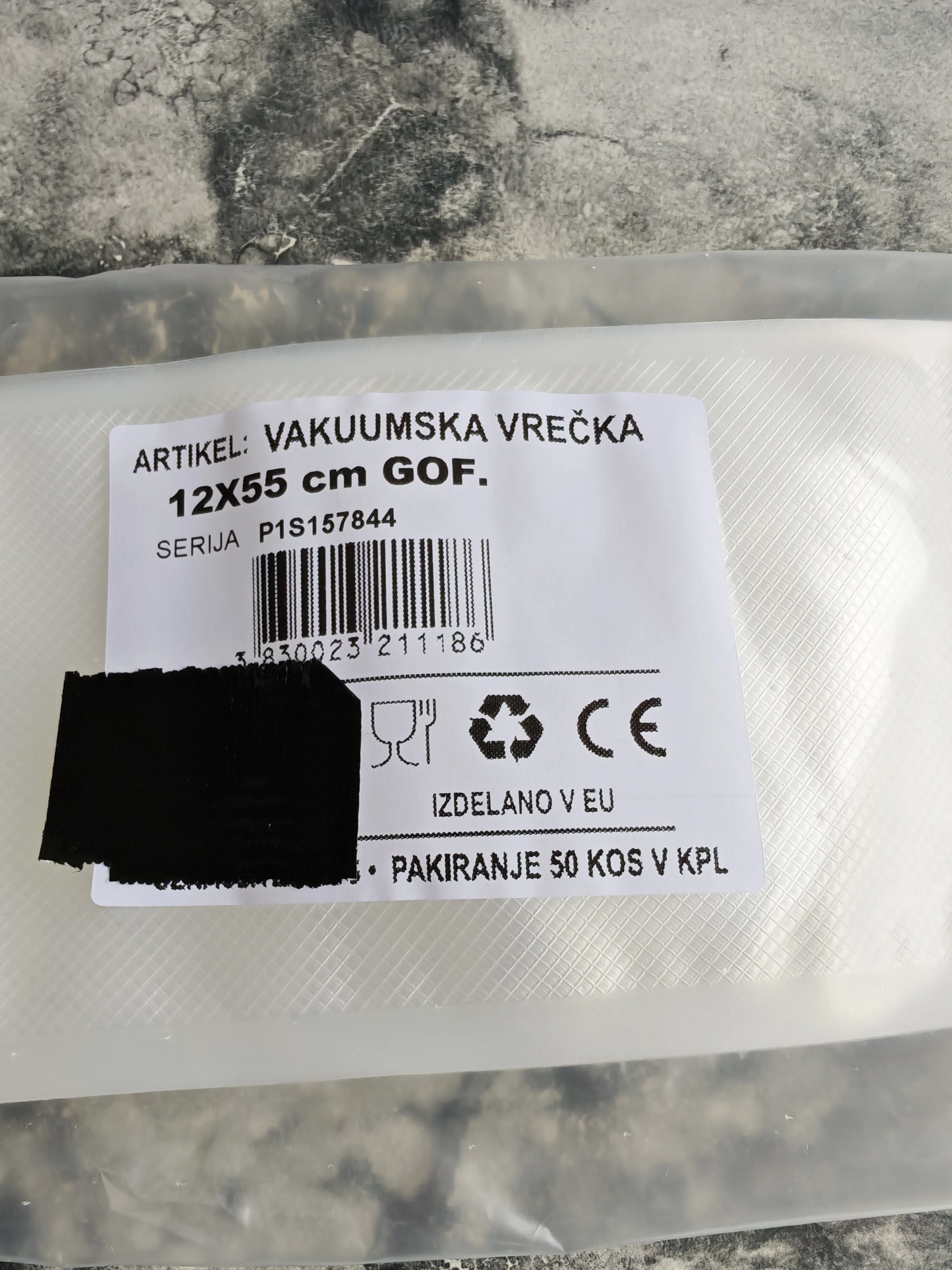 vrećice za vakumiranje kobasica rebraste - slika 5