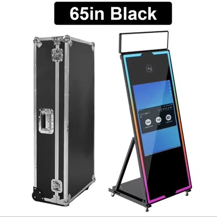 selfie zrcalo photo booth 65 inča (najveći na tržištu) + printer - slika 3