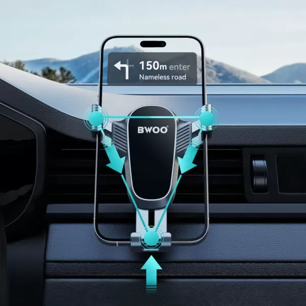 gravitacijski auto držač za mobitel klasičnog dizajna max bwoo - slika 2