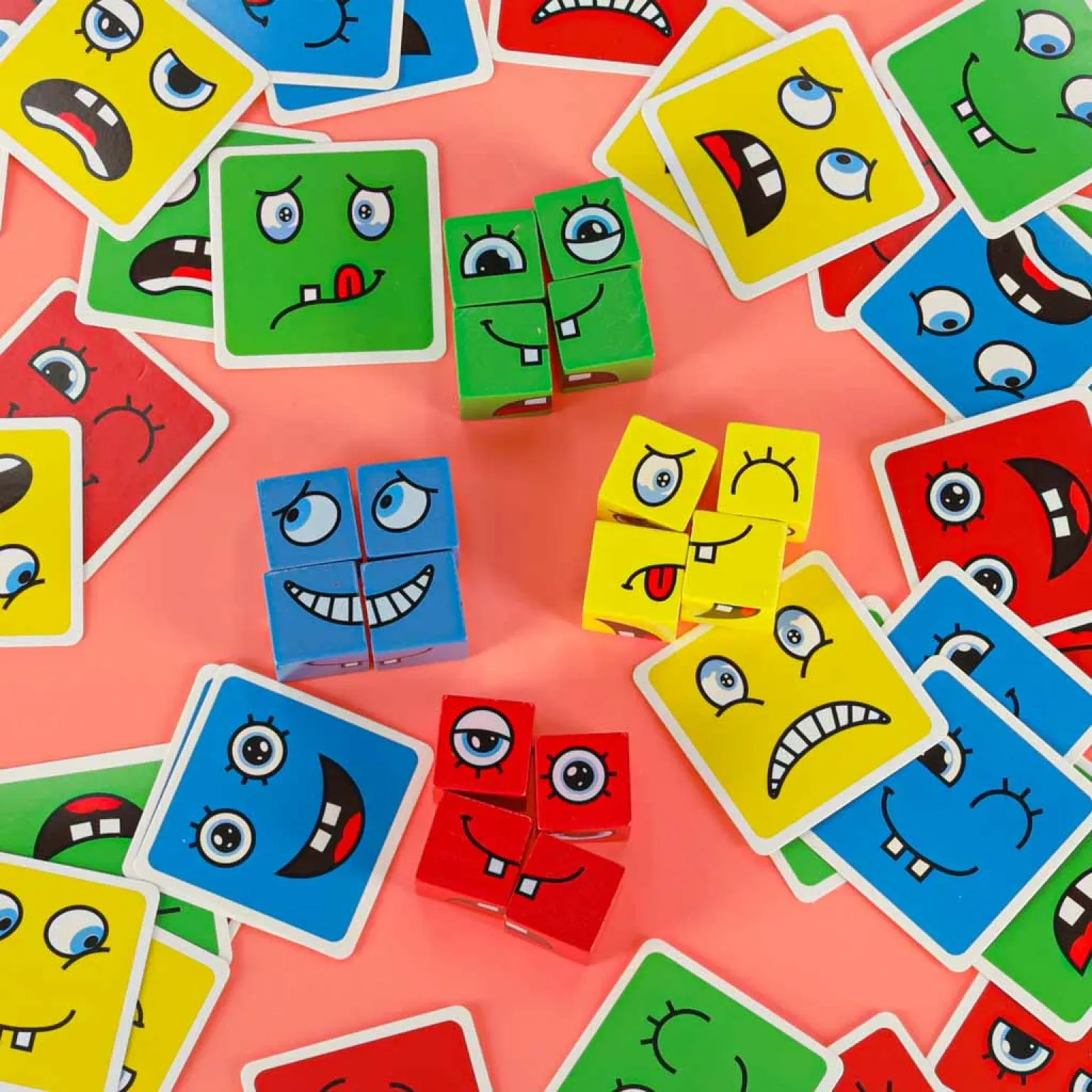 Montessori kocke igra slaganja – emocije - Nedeljanec, Vidovec