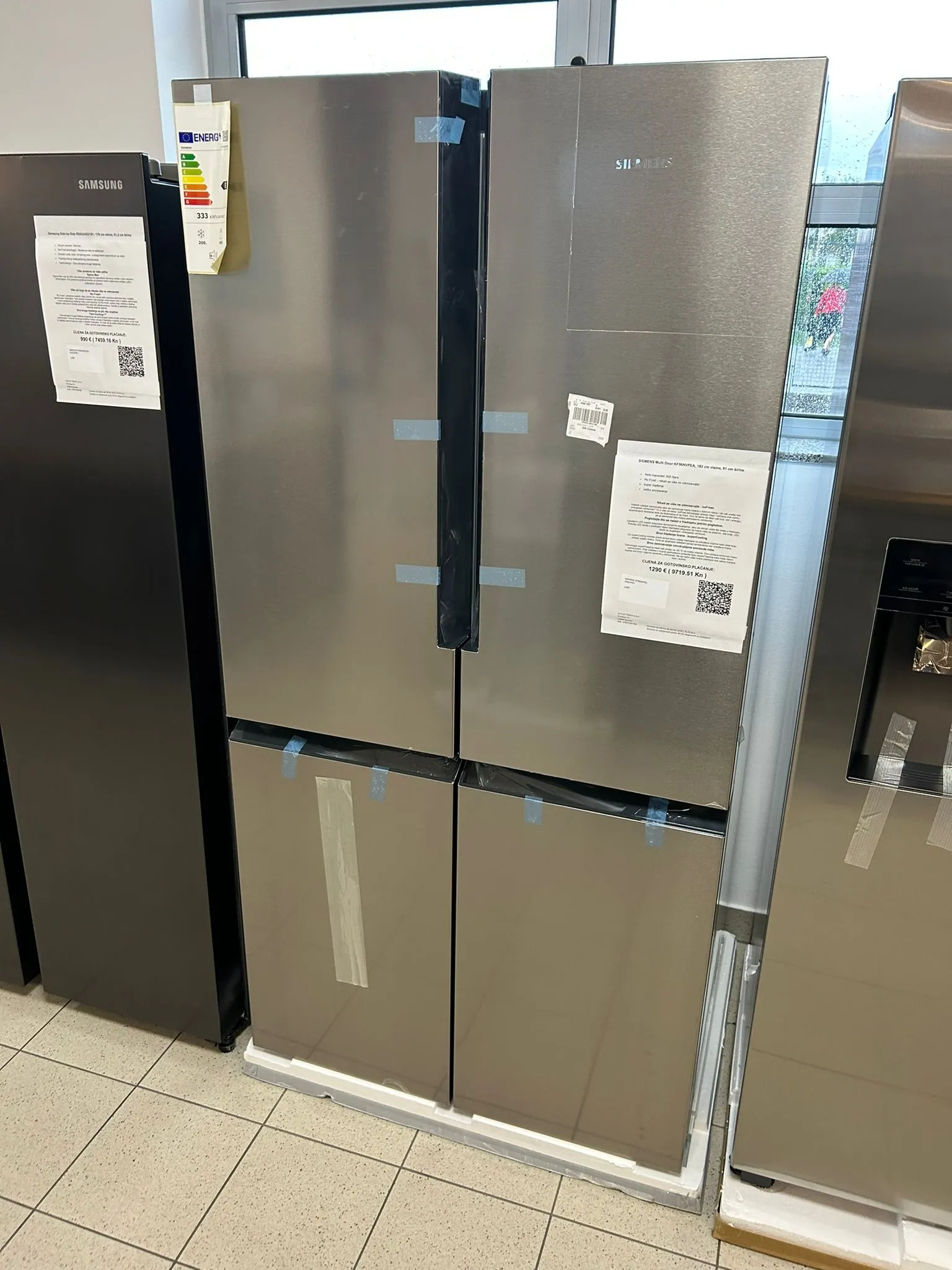 siemens multi door kf96nvpea, 183 cm visine, 91 cm širine - slika 2