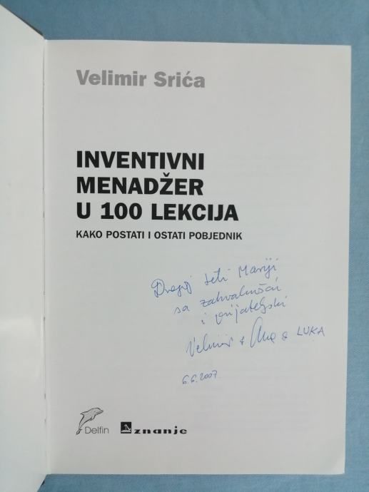 velimir srića – inventivni menadžer u 100 lekcija (a1) - slika 2