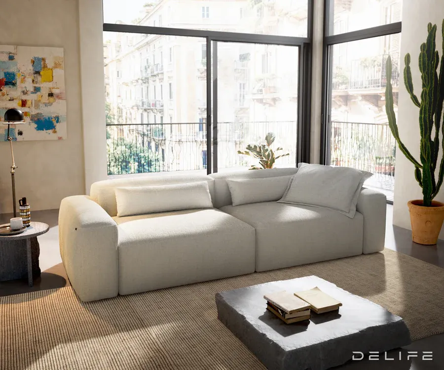 modularna sofa freestyle 280x110cm, materijal: boucle - slika 2