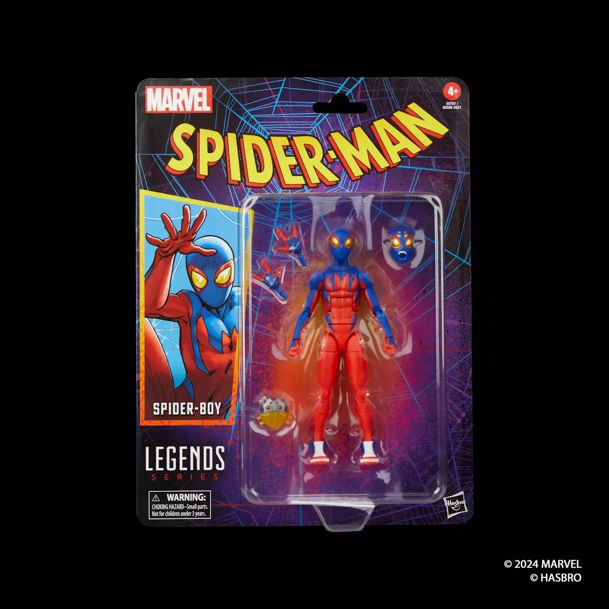 marvel legends series: spider-boy figura, 15cm - slika 8
