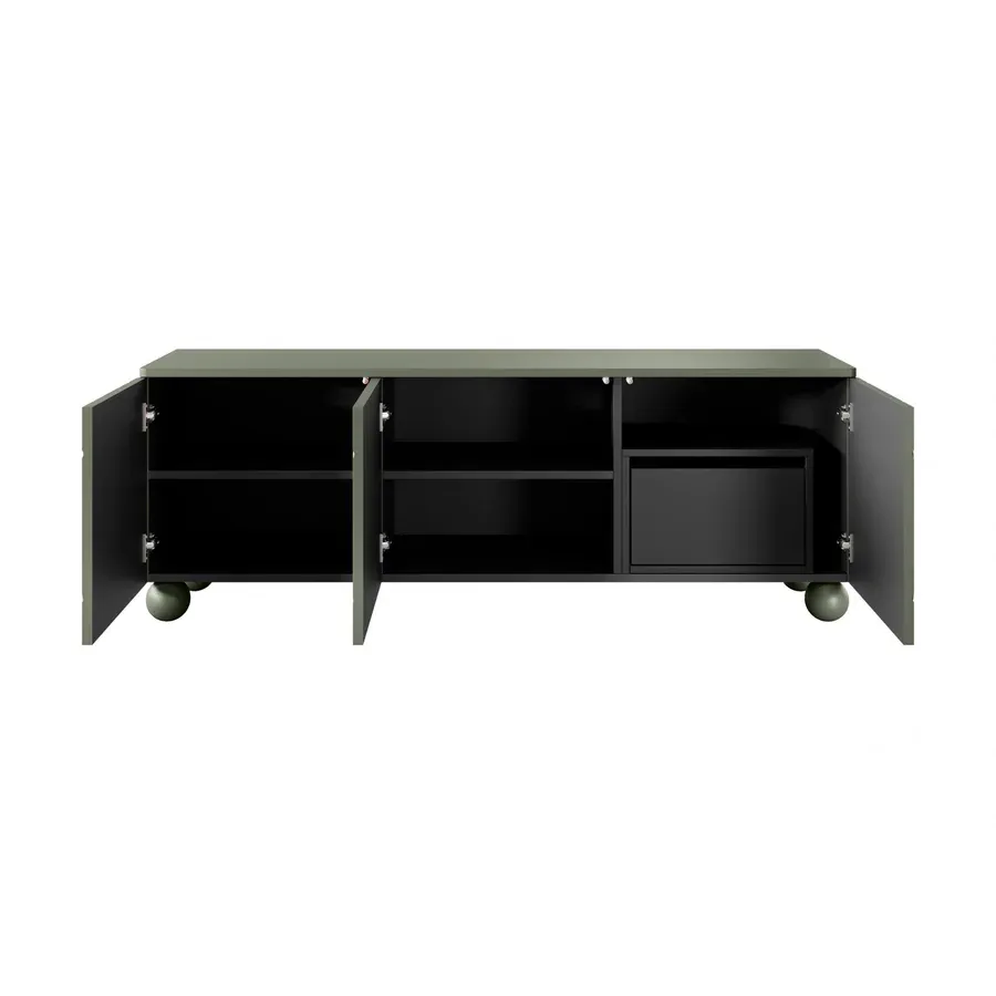 komoda sonatia 150cm, 3 vrata i 1 ladica, materijal: mdf - slika 3