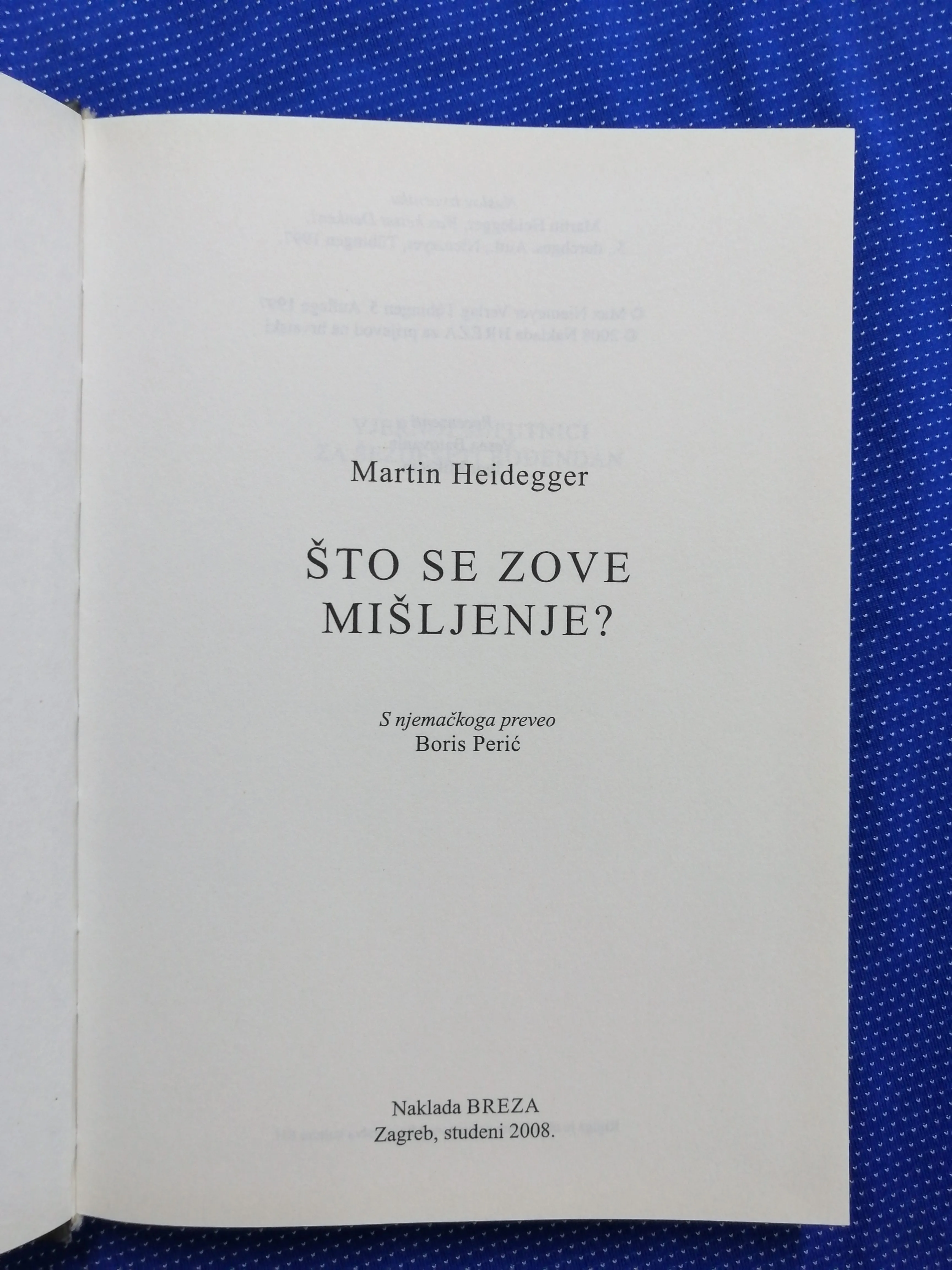 martin heidegger – što se zove mišljenje? - slika 2
