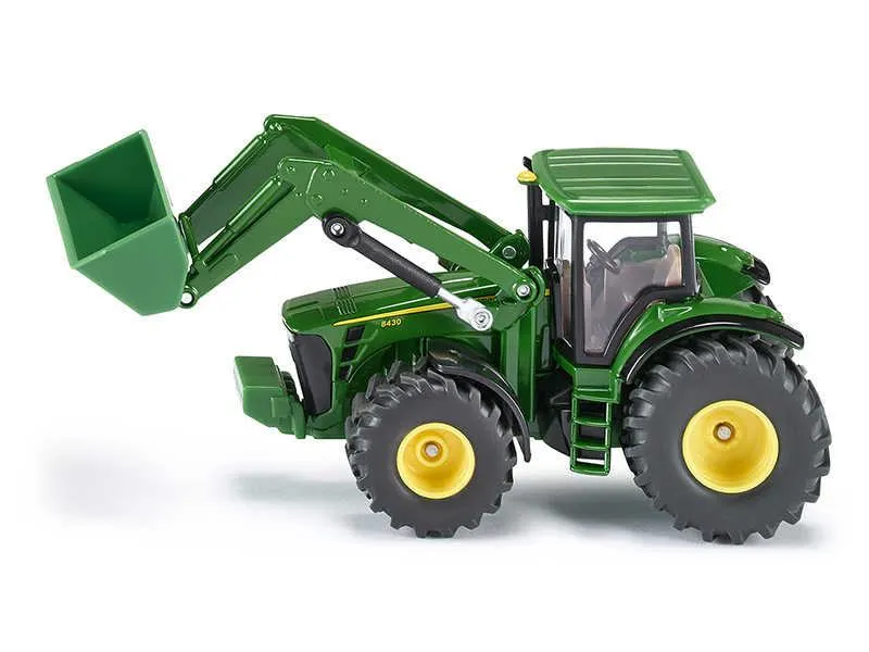 siku traktor john deere 8430 + prednji utovarivač - slika 1
