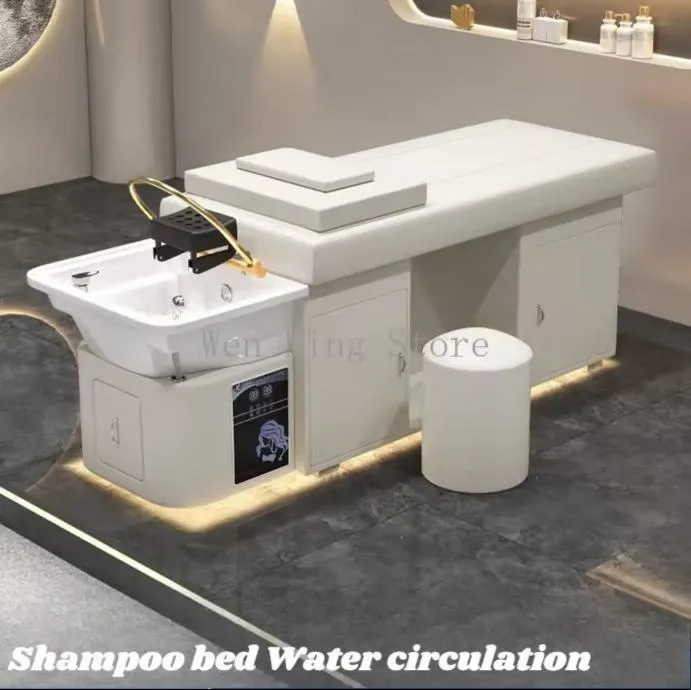 japanska masažna fotelja stol head spa šamponjera + grijač za vodu - slika 4