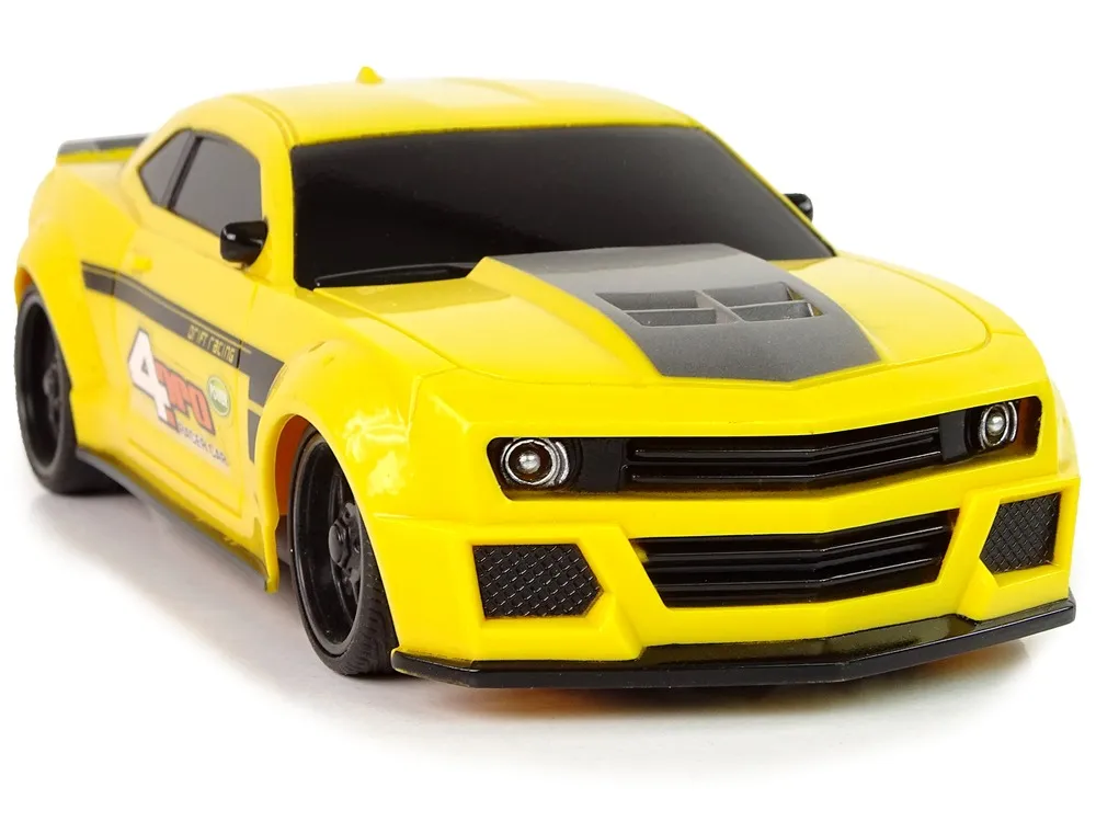 auto na daljinsko upravljanje r/c sports car 1:24 speed king - žuti - slika 2