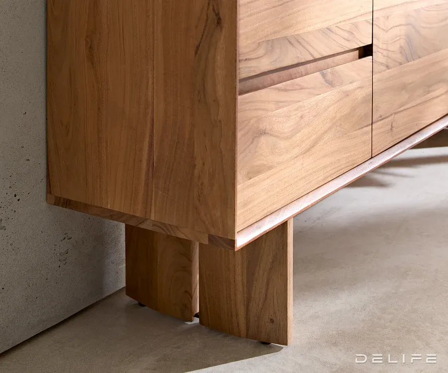 komoda elandor 175x35cm, materijal: bagrem - slika 4
