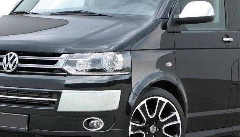 oprema-styling za vw t6-krovni nosači-stepenice-krom-felge-bull bar - slika 6