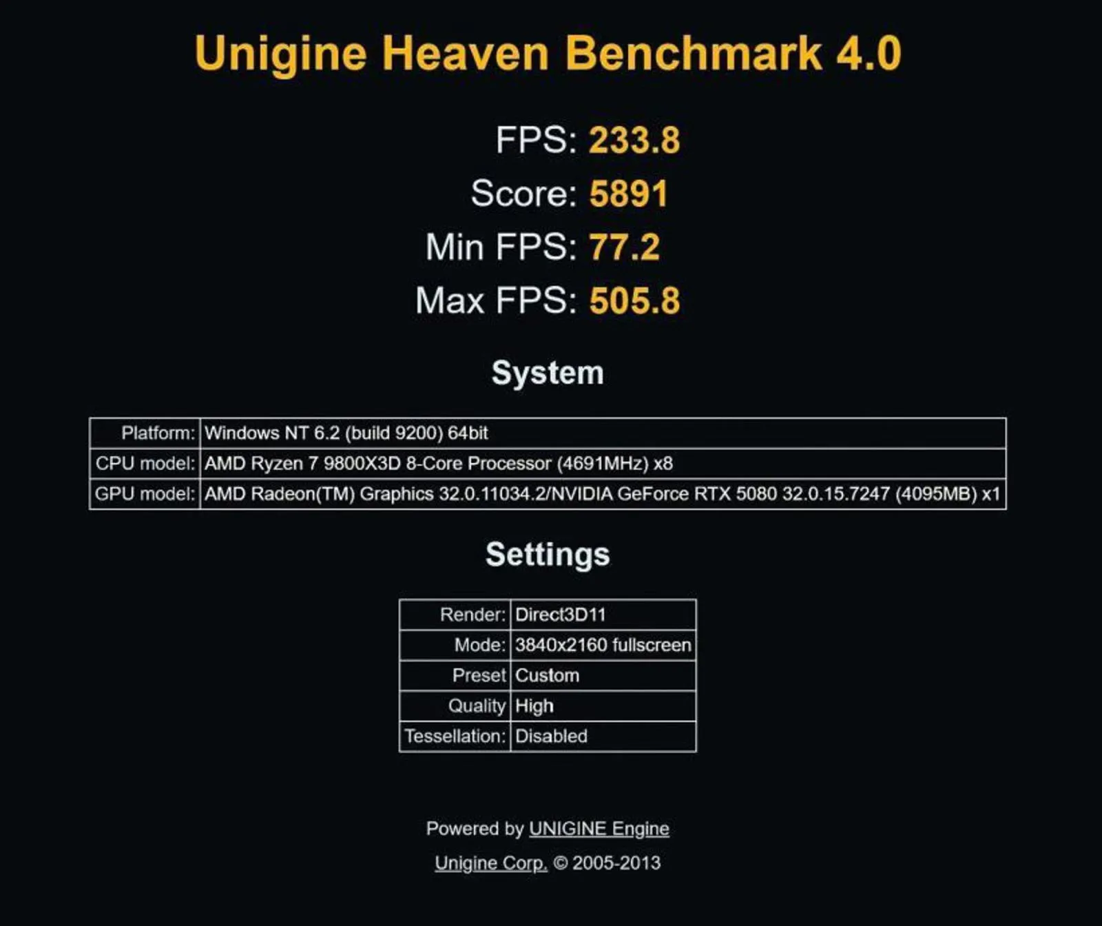 amd ryzen 7 9800x3d, rtx 5080 16gddr7, 64gb ram, 1tb m.2, 4tb hdd - slika 8