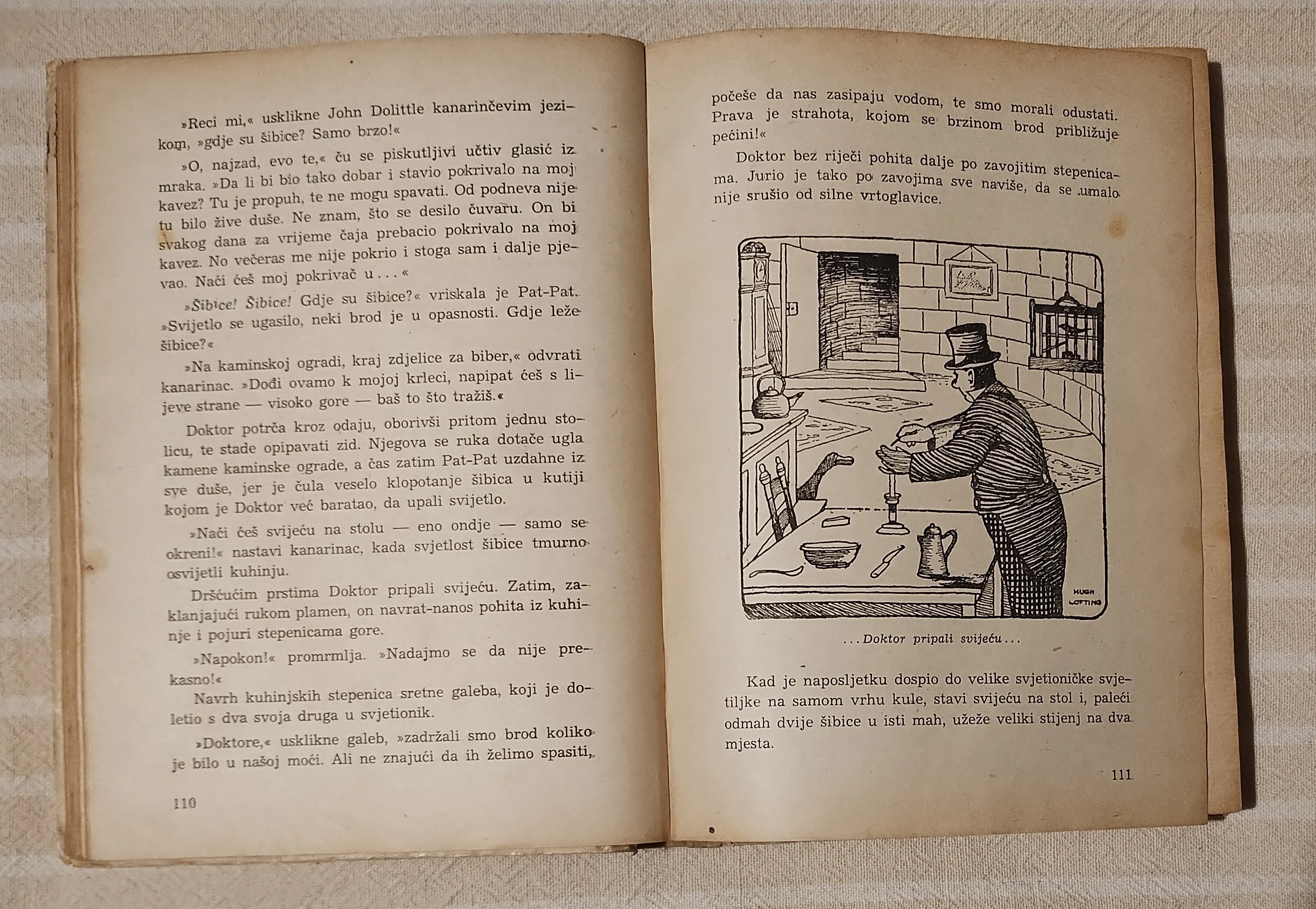 h. lofting zracna pošta doktora dolittla zagreb 1952 - slika 2