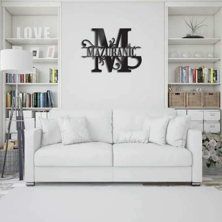 Monogram s imenom / prezimenom u jednom sloju - Osijek