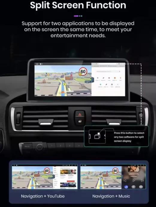 bmw f30 evo 2017-2021 original multiemedija android navigacija kamera - slika 7