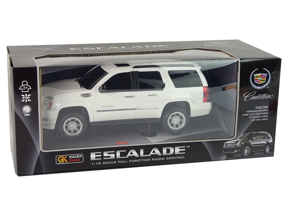 auto na daljinsko upravljanje cadillac 1:16 r/c - bijeli - slika 4