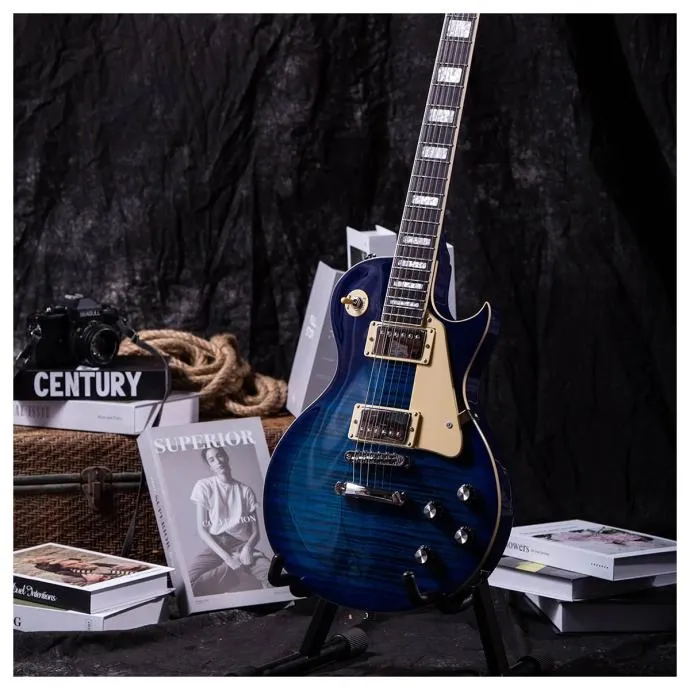 grote gtlp-02 blue, red ili ts električna gitara - slika 7