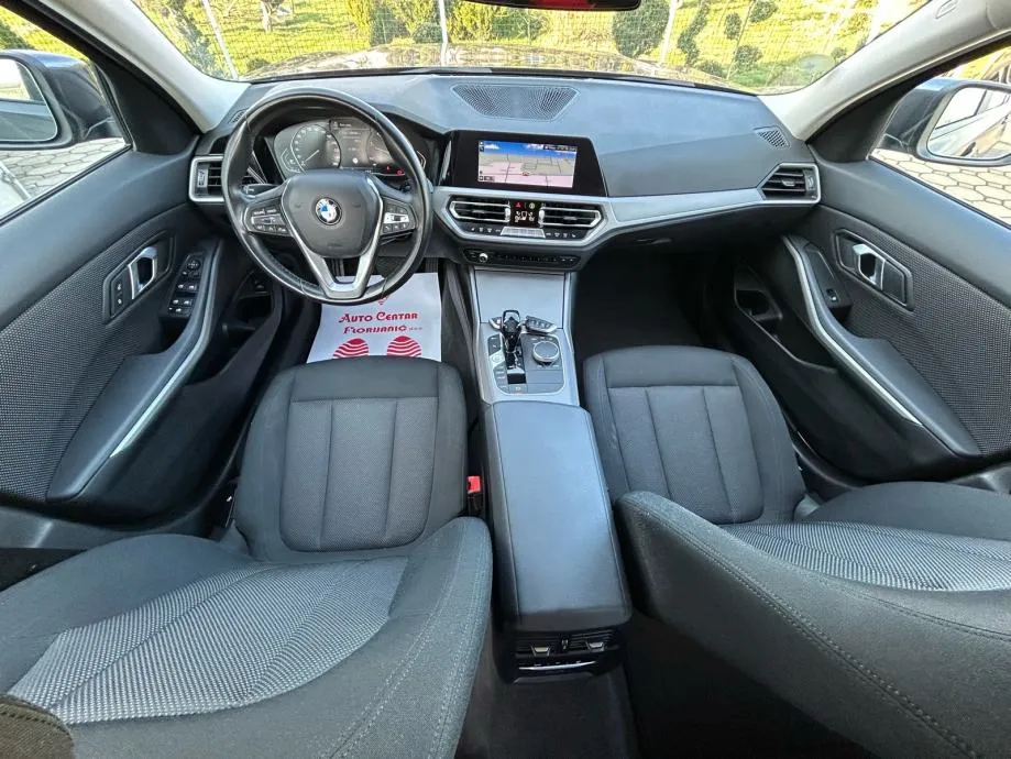bmw 318d touring 2021.,automatik, reg:27.8.2026.,navi, grij sjed, acc - slika 9