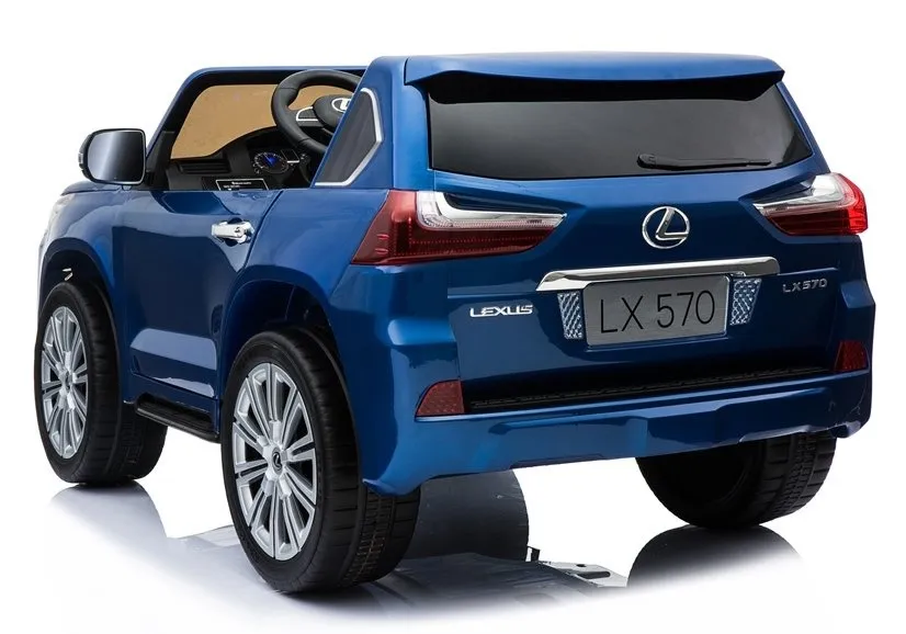 licencirani auto na akumulator lexus dk-lx570 - plavi/lakirani - slika 6