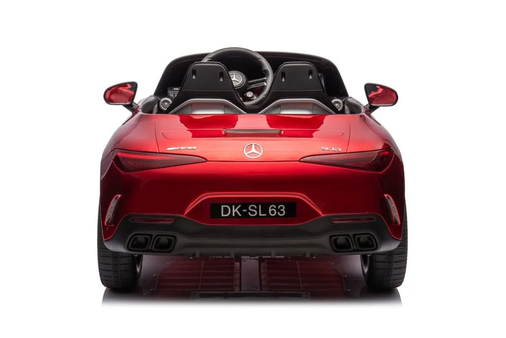 licencirani auto na akumulator mercedes amg sl63 - crveni/lakirani - slika 6