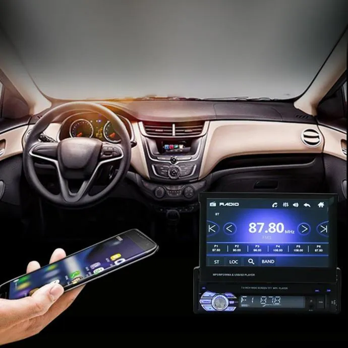 1din auto radio 7" ekran bluetooth wifi - slika 3