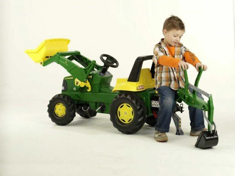 rolly toys traktor na pedale john deere + prednji utovarivač - slika 2