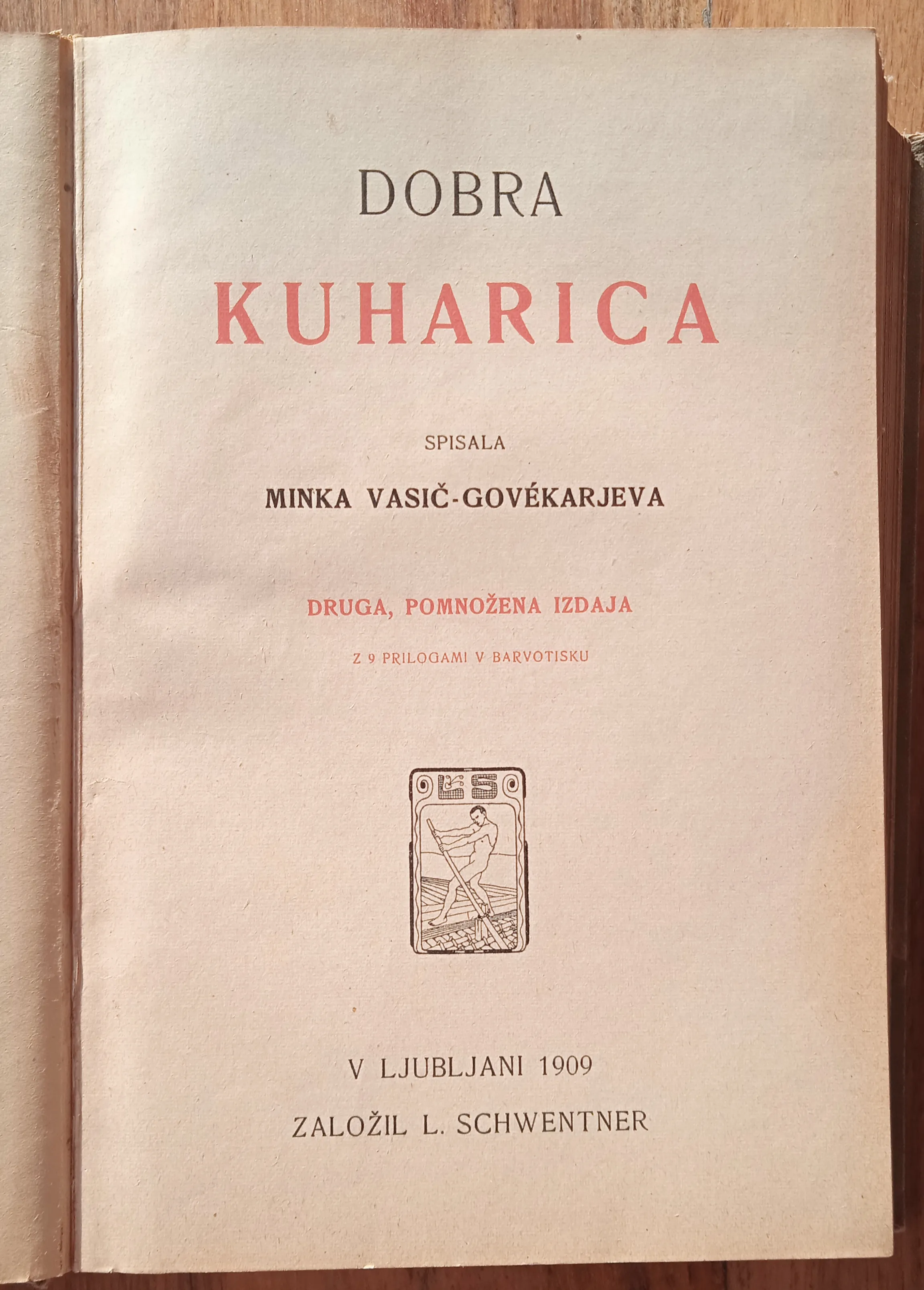 DOBRA KUHARICA Minka Vasić Govekarjeva Ljubljana 1909 SLOVENKI JEZIK - Sisak