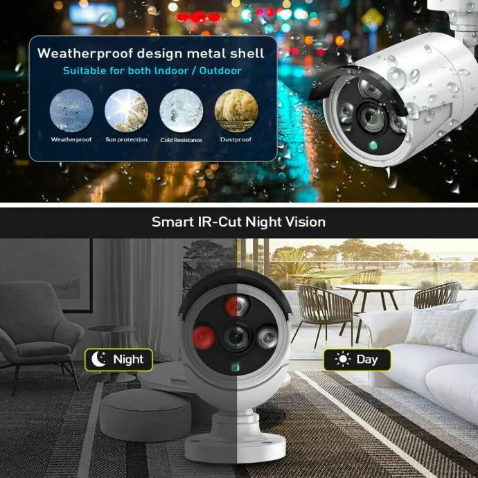 profesionalni video nadzor 8ch wifi hd - slika 6