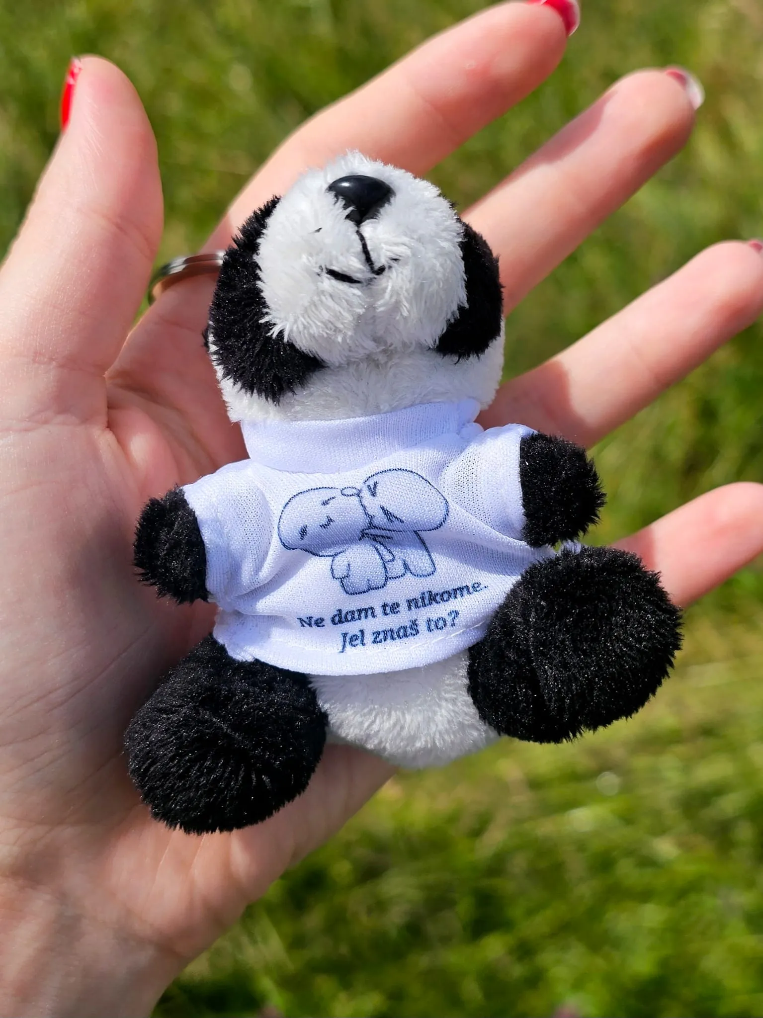 plišani privjesak panda - slika 4