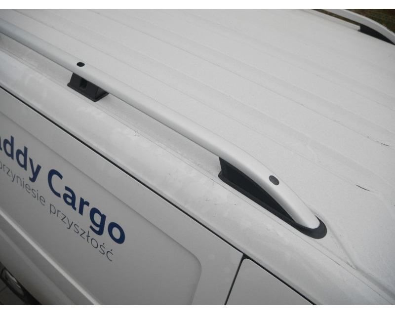 uzdužni krovni nosači za vw caddy v - crni- srebrni-top izgled- akcija - slika 3