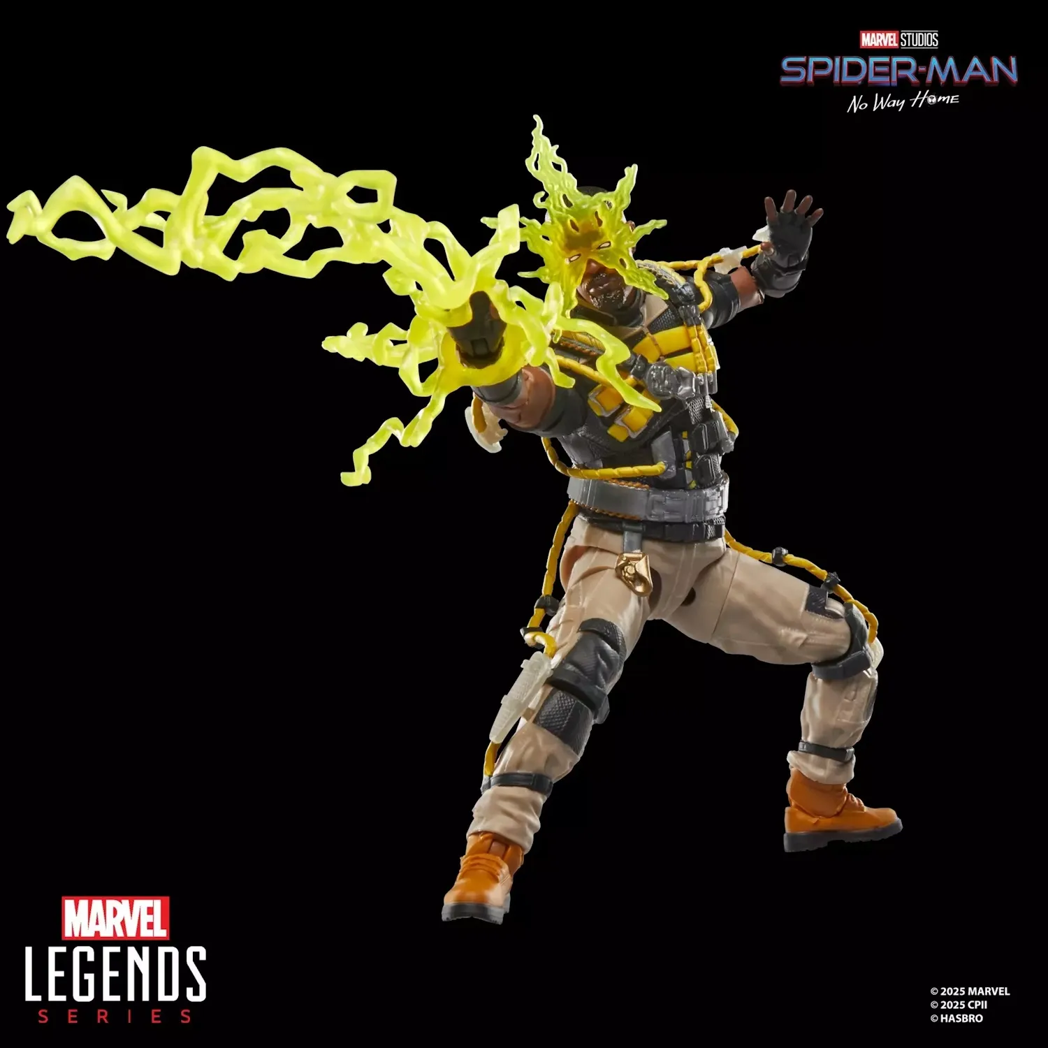 marvel legends series: spider-man – marvel’s electro figura, 15cm - slika 6