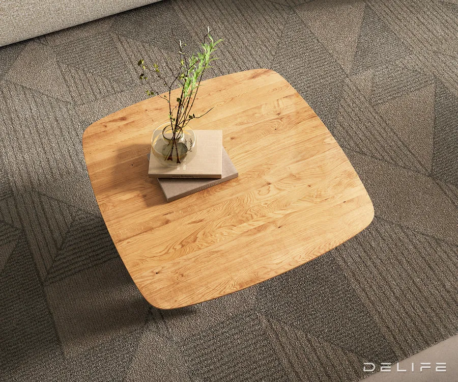 klub stolić edge 90x90cm, materijal: hrast - slika 4