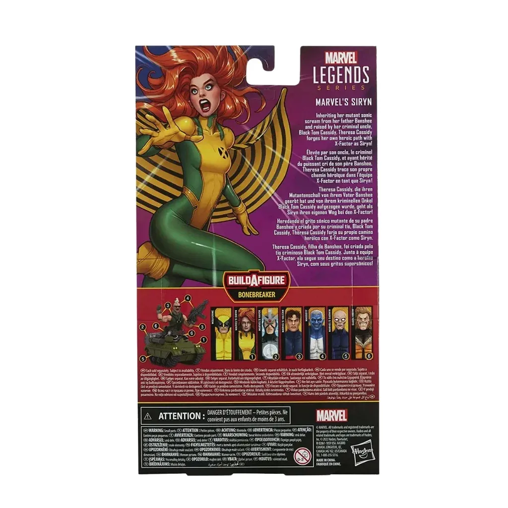 marvel legends series: x-men – siryn figura, 15cm - slika 7