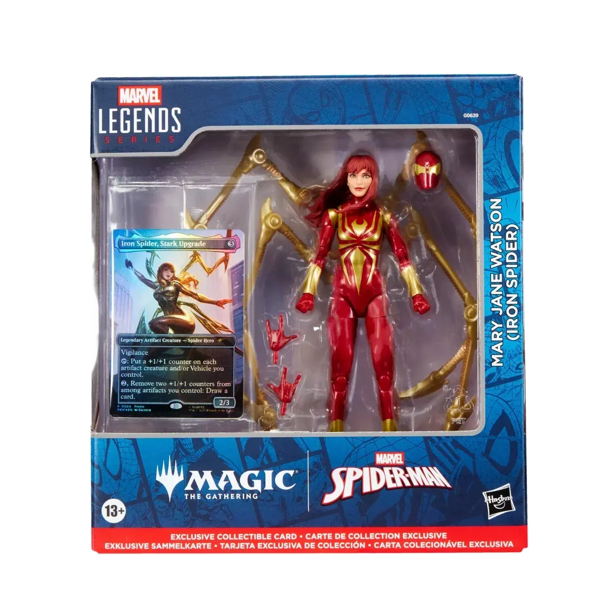 marvel legends series mtg – mary jane watson (iron spider) figura 15cm - slika 9