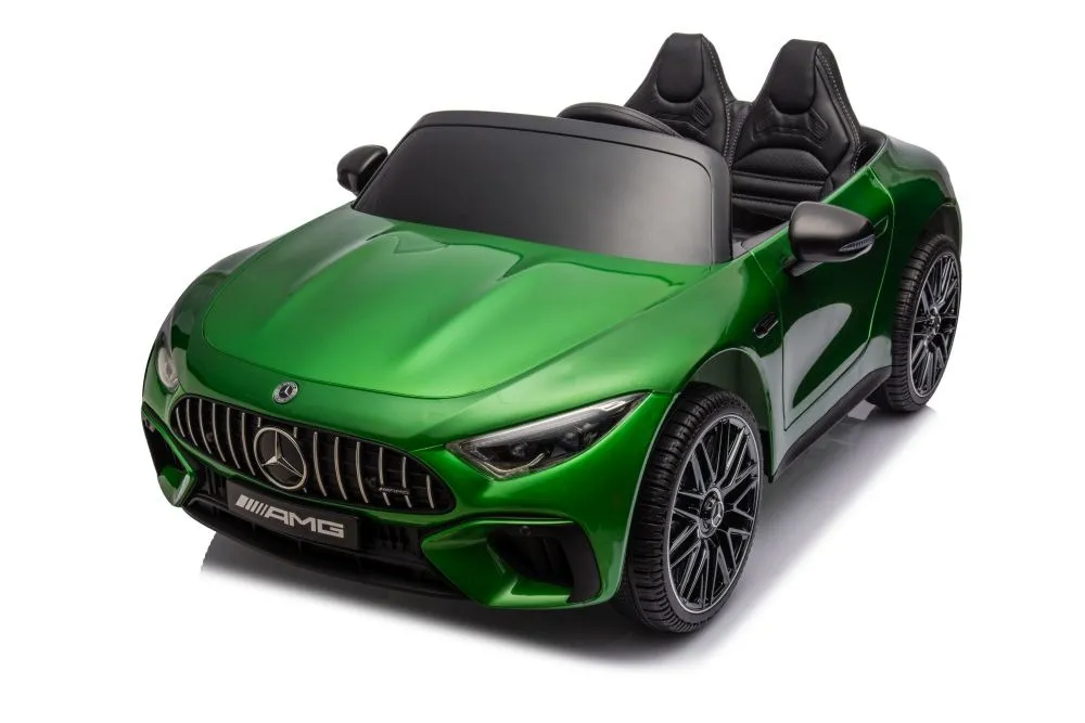 licencirani auto na akumulator mercedes amg sl63 - zeleni/lakirani - slika 5